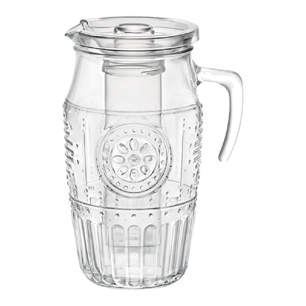 Bormioli Romantica Glass Carafe with Ice Compartment 1.8L