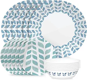 Corelle Global Collection Vitrelle 18-Piece Dinnerware Set Northern Pines