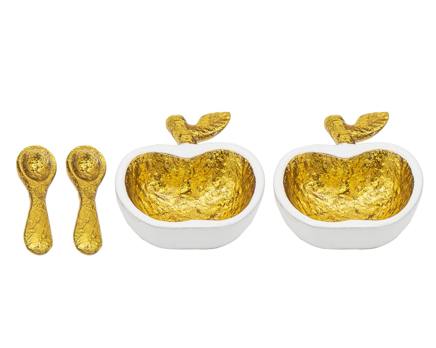 Godinger Honey Dish Jam Jar Salt and Pepper Server Set of 2