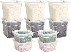 Cambro 20-Piece Food Storage with Lids 16oz+32oz