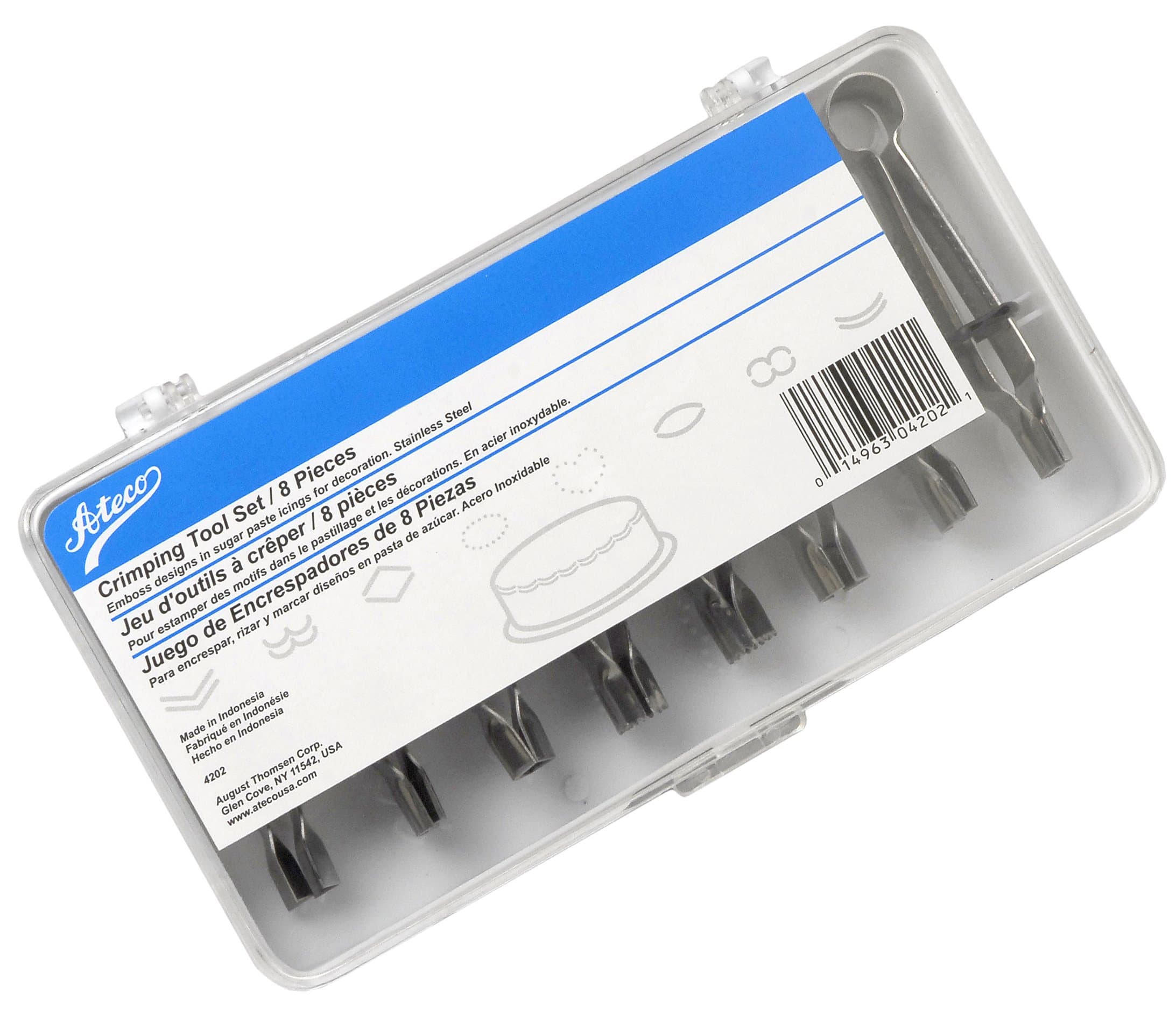 Ateco 8-Piece Stainless Steel Crimper Tool Set