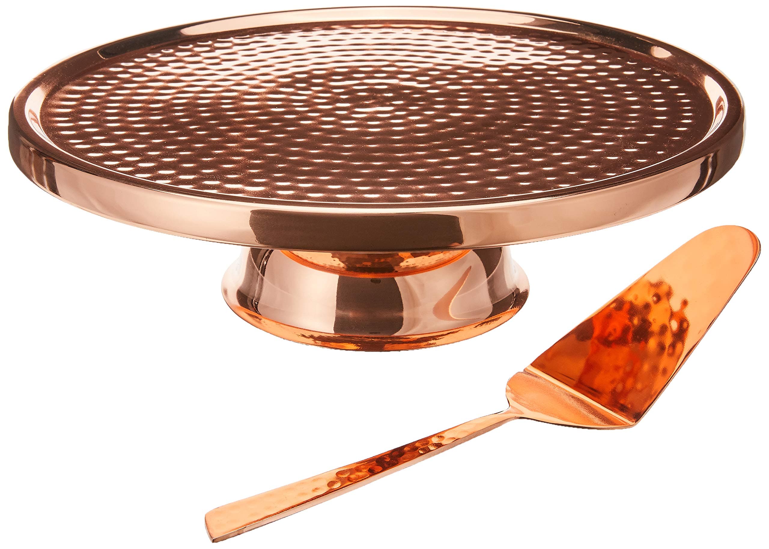 Godinger Cake Stand Copper Finish