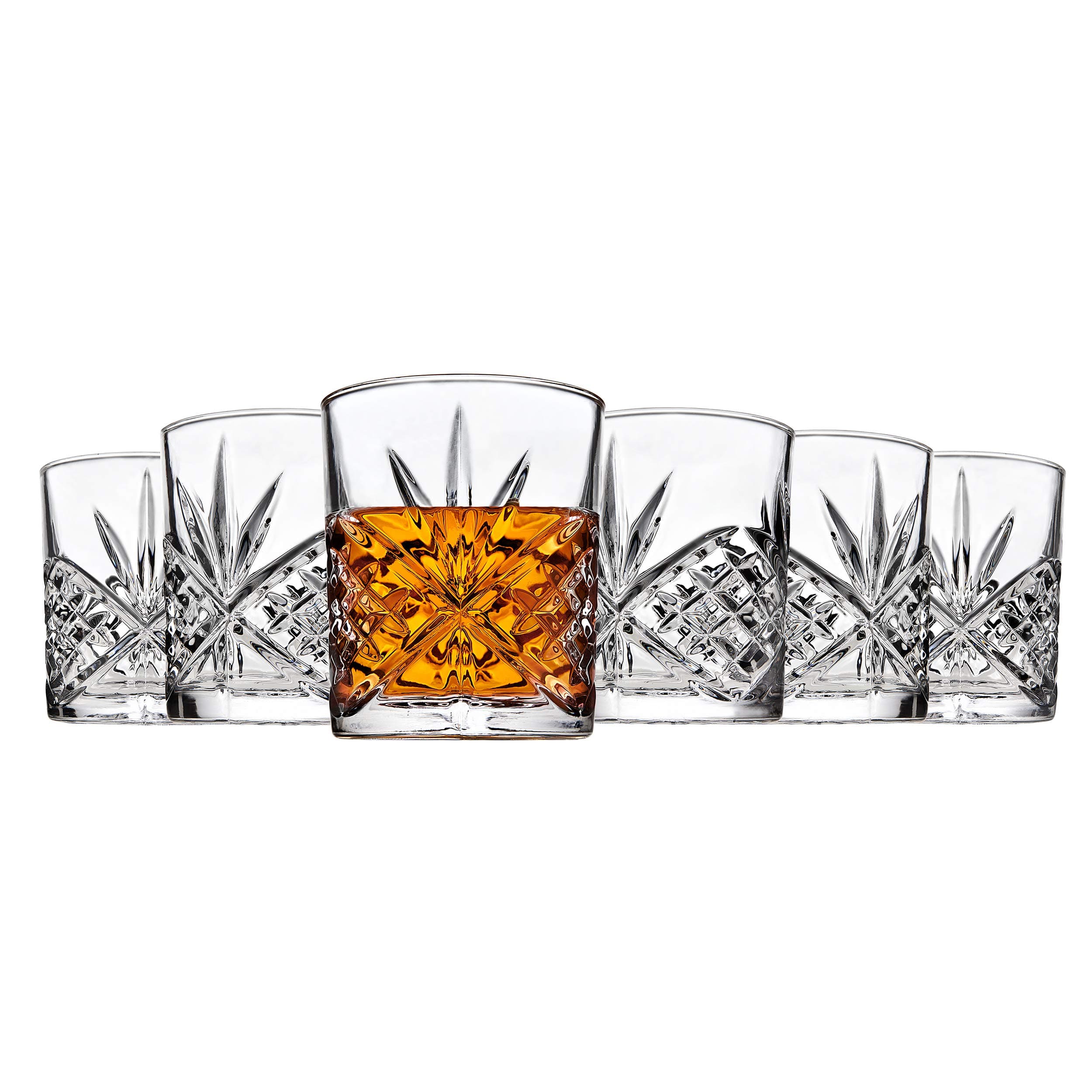 Godinger Dublin Set of 12 Double Old Fashioned Glasses